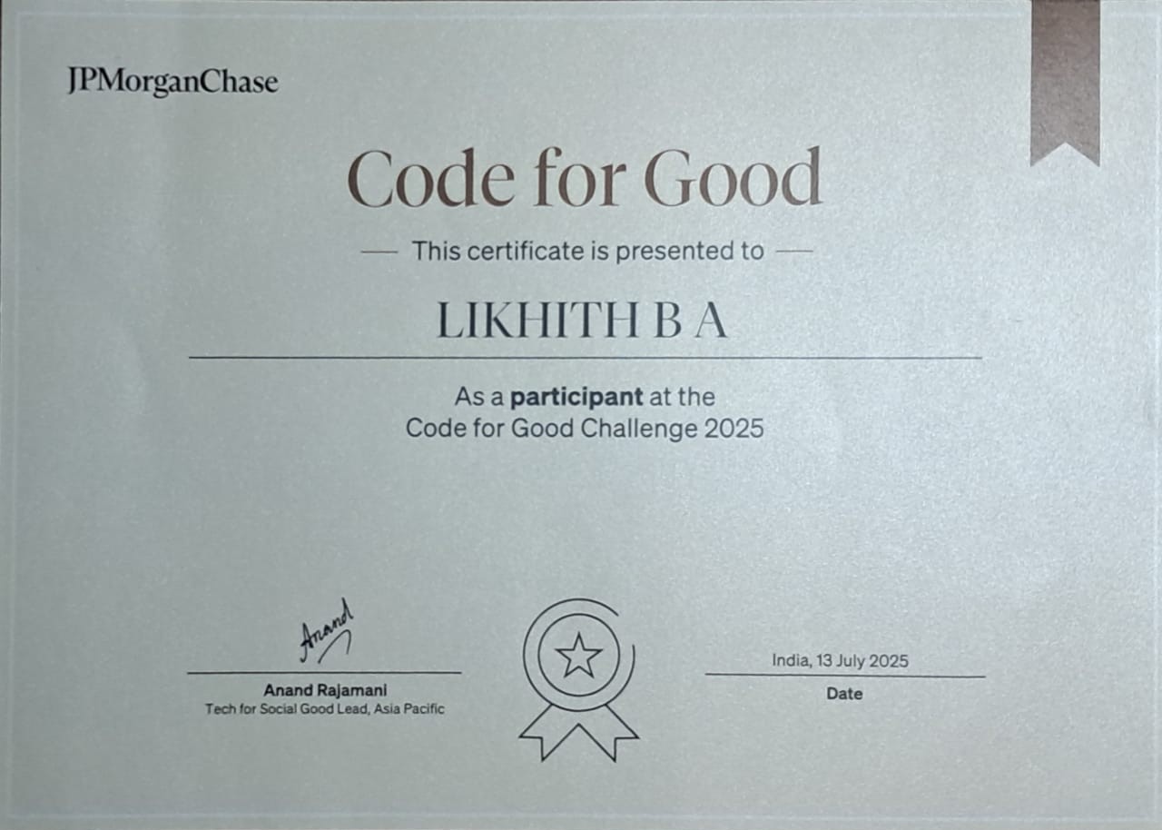 J.P. Morgan Code for Good