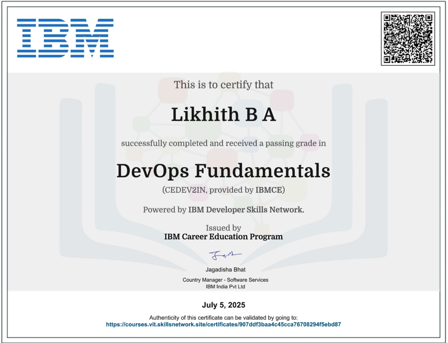 IBM DevOps Fundamentals